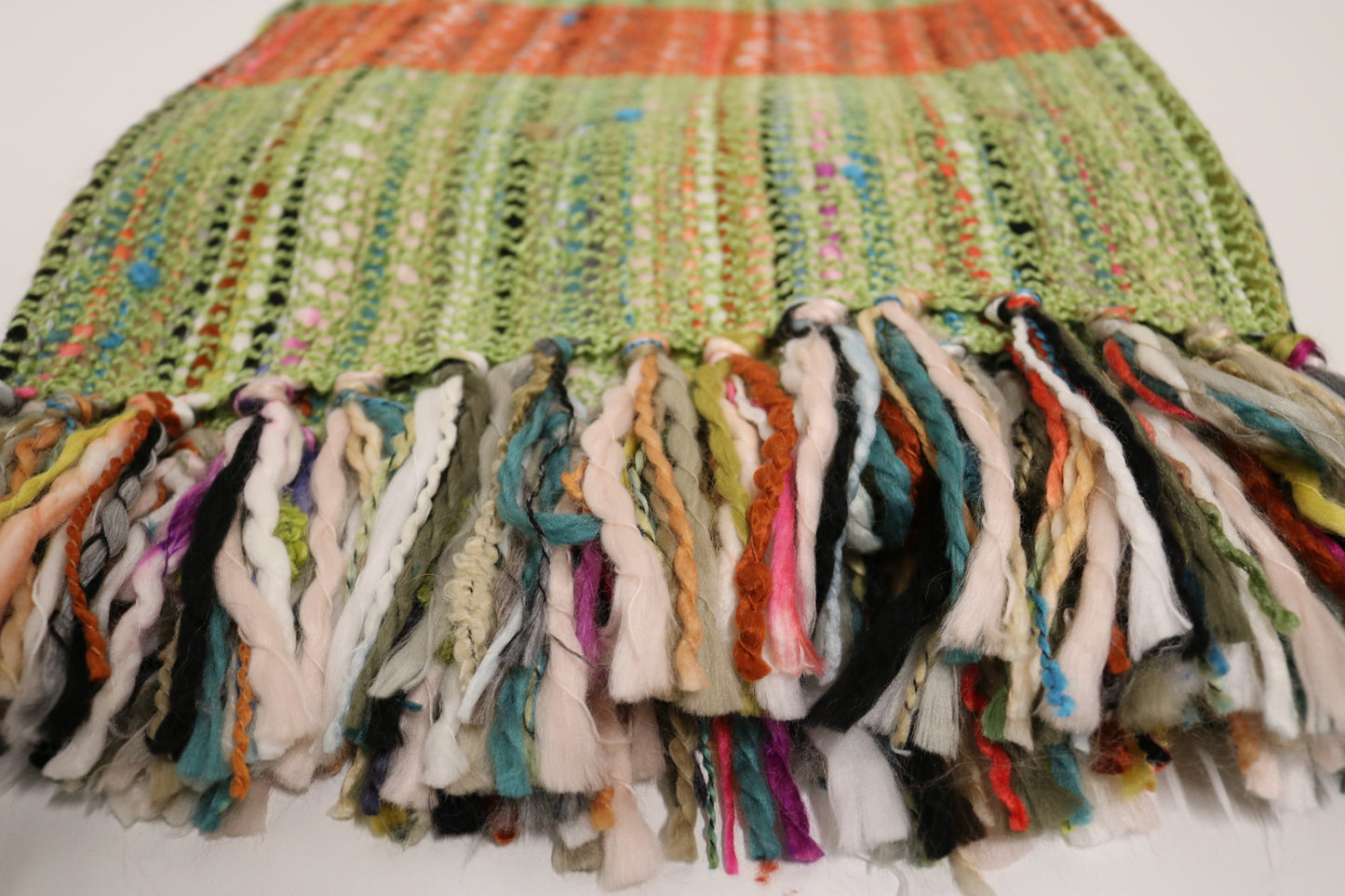 Handcrafted Wool & Cotton Throw Blanket