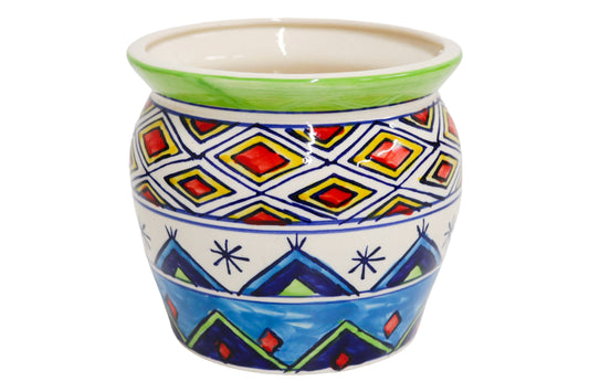 Ceramic Medium Planter Multicolor