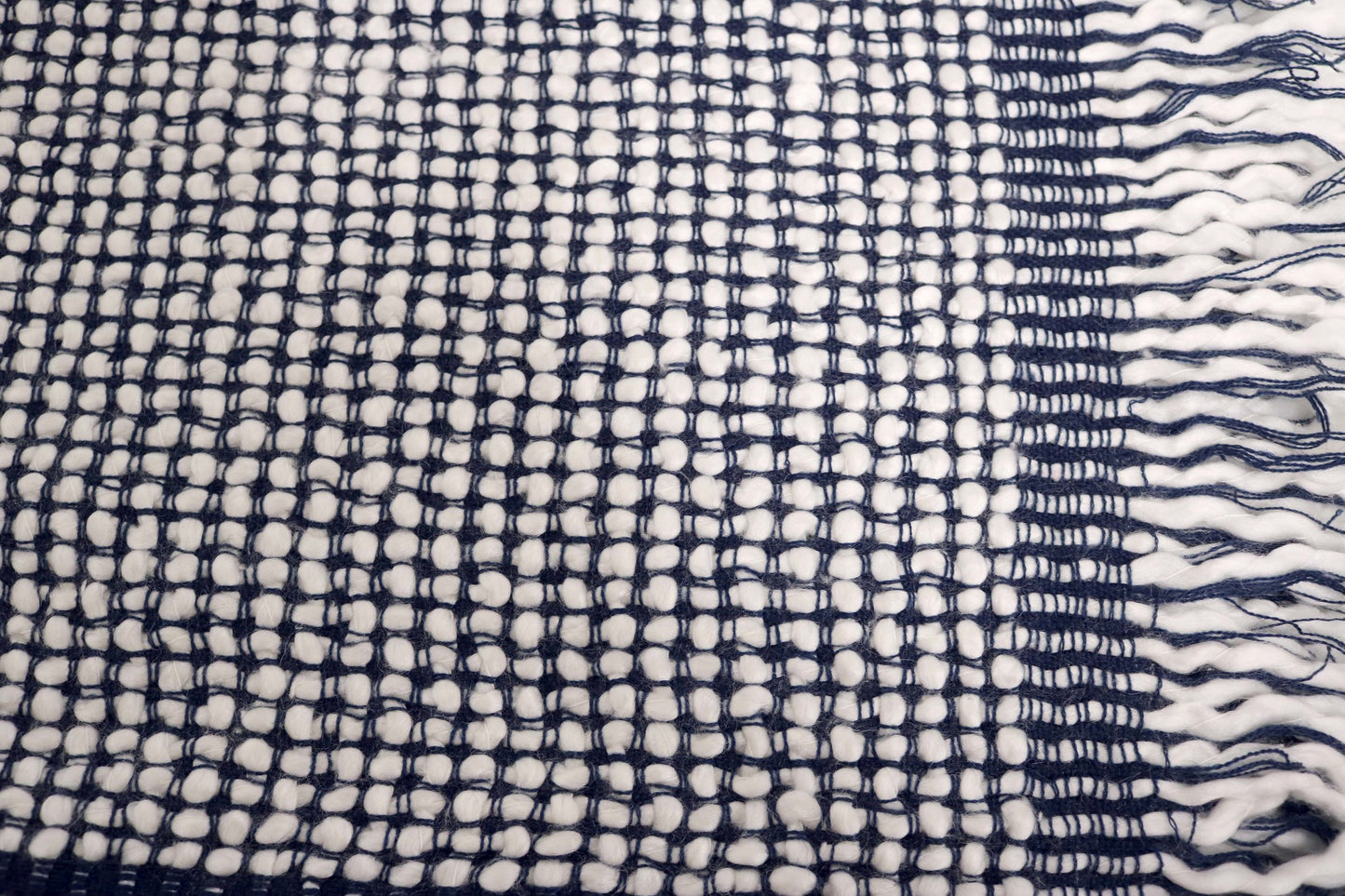 Handcrafted 100% Wool Throw Blanket