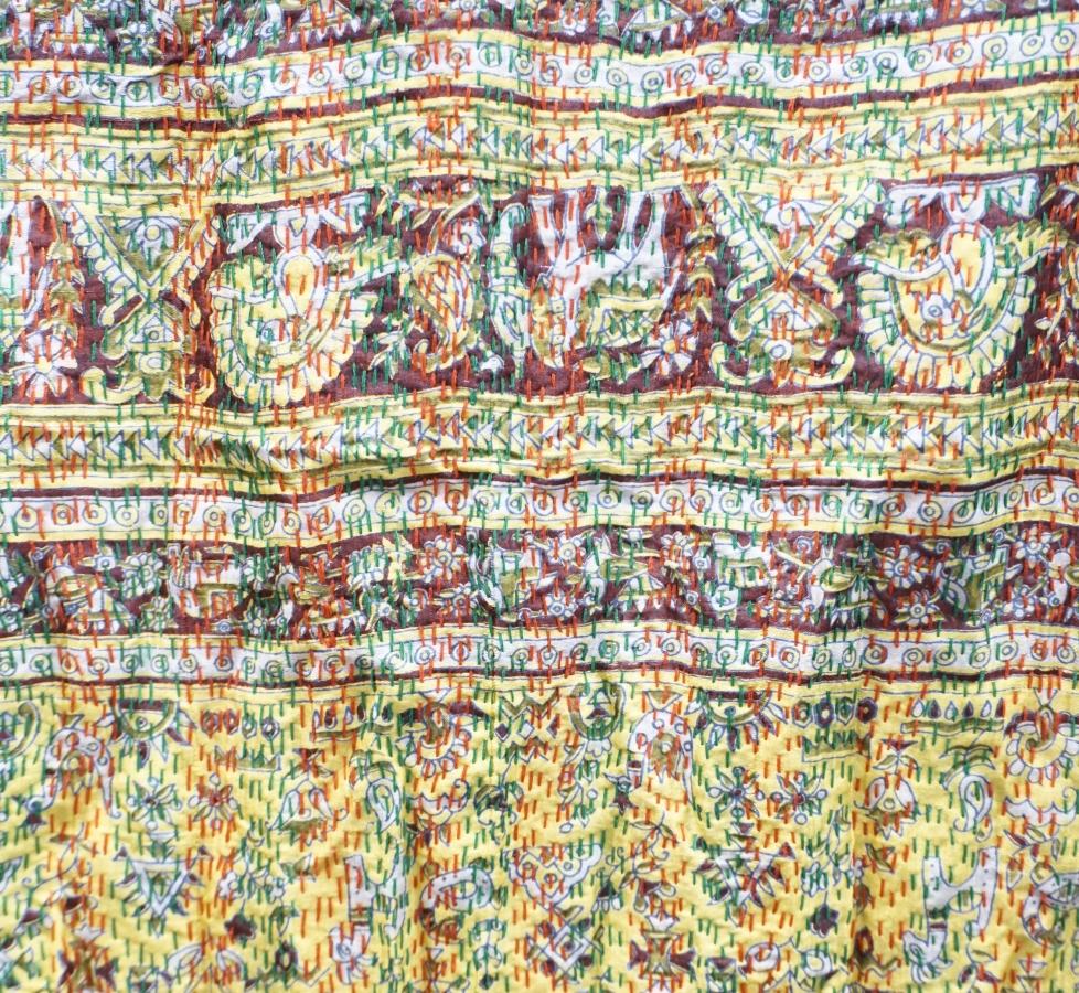Vintage Kantha Silk Scarves