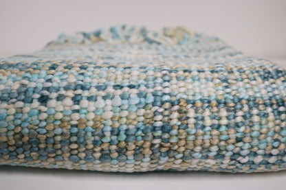 Handcrafted Wool & Cotton Throw Blanket Sunnyside Loom