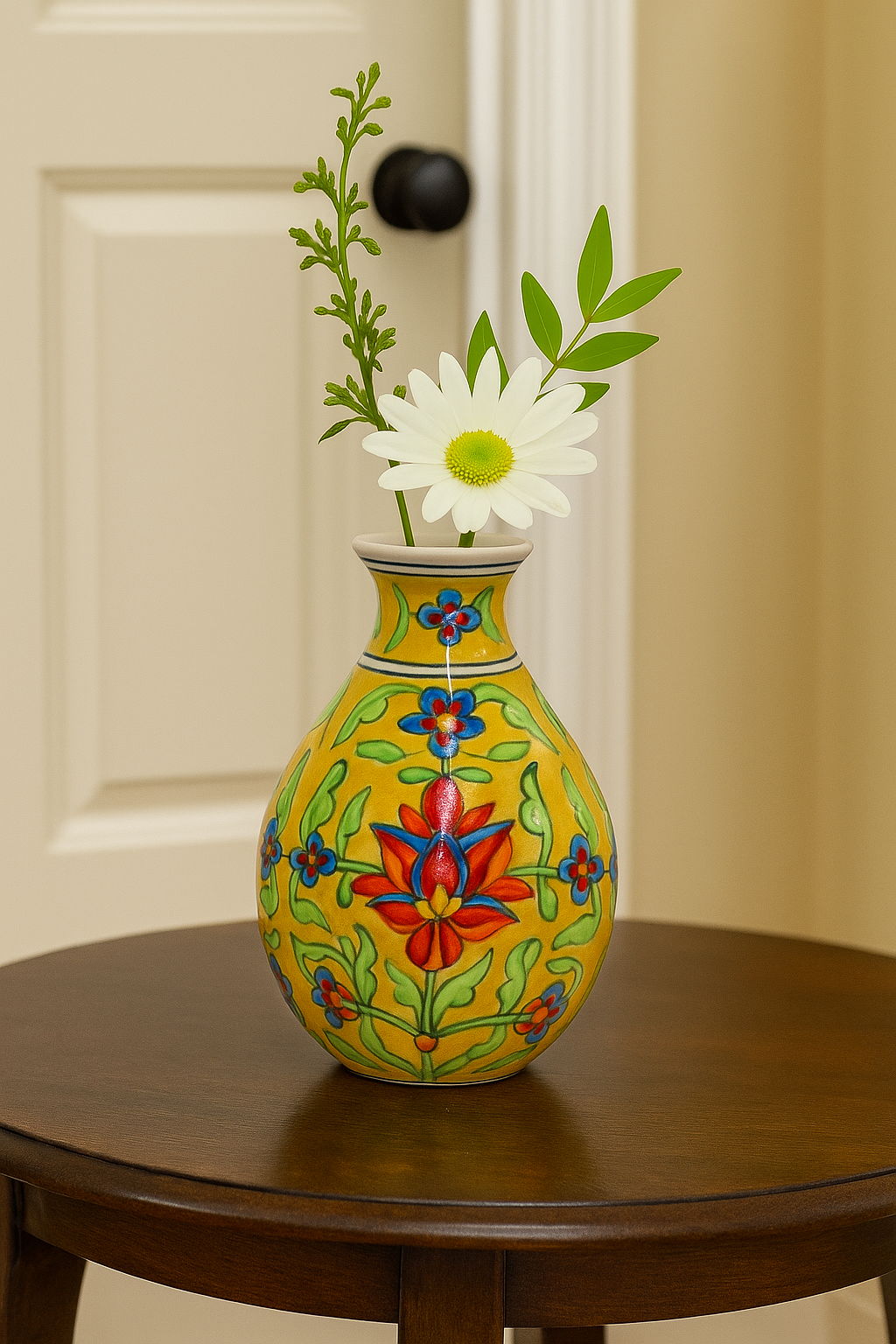 Ceramic Bottle Vase Multicolor