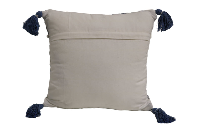 Auxerre Wool & Cotton Designer Throw Pillow
