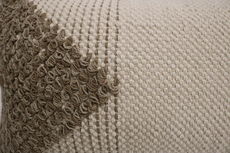 Riccione Wool & Cotton Designer Throw Pillow
