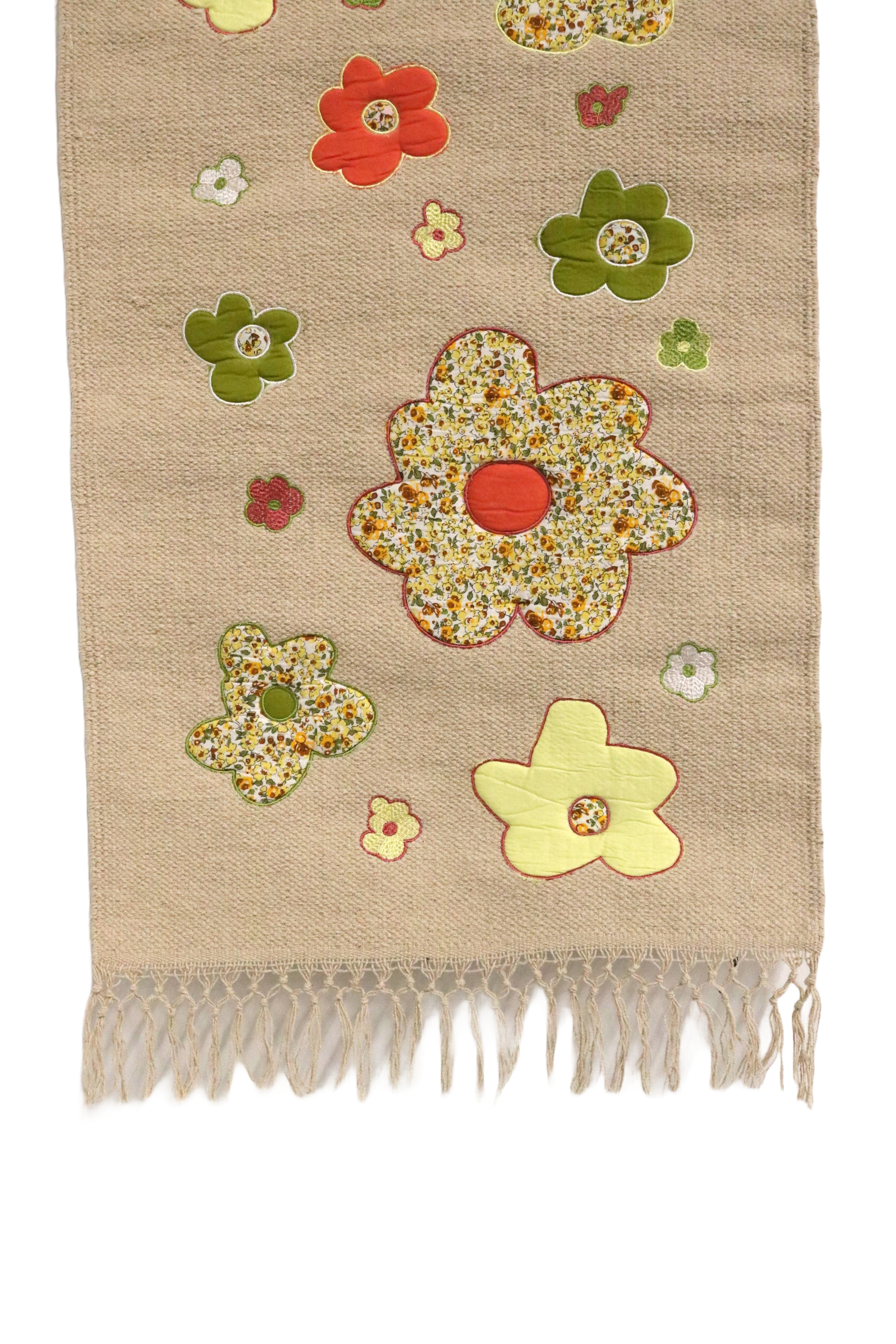 Large Floral Macrame Wall Hanging