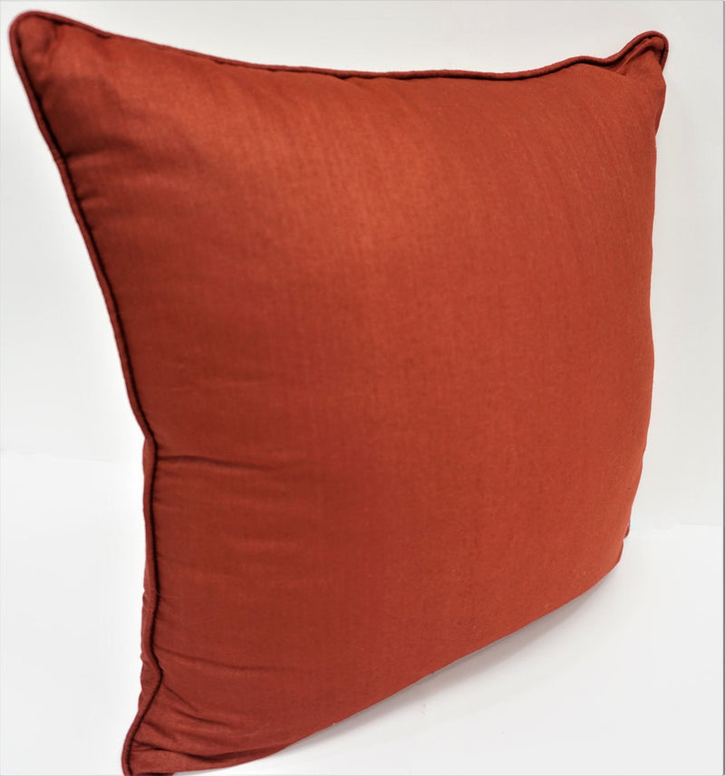 Premium Silk Pillow 18" Red