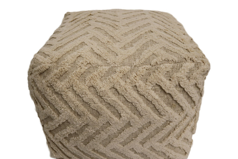 Rimini Cotton Cube Pouf