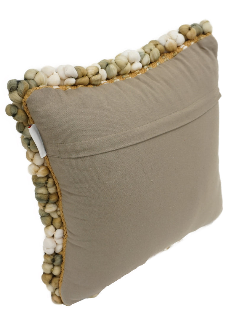 Marisol Brown Designer Throw Pillow