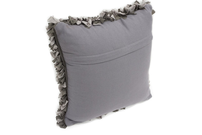 Imani Gray Designer Throw Pillow