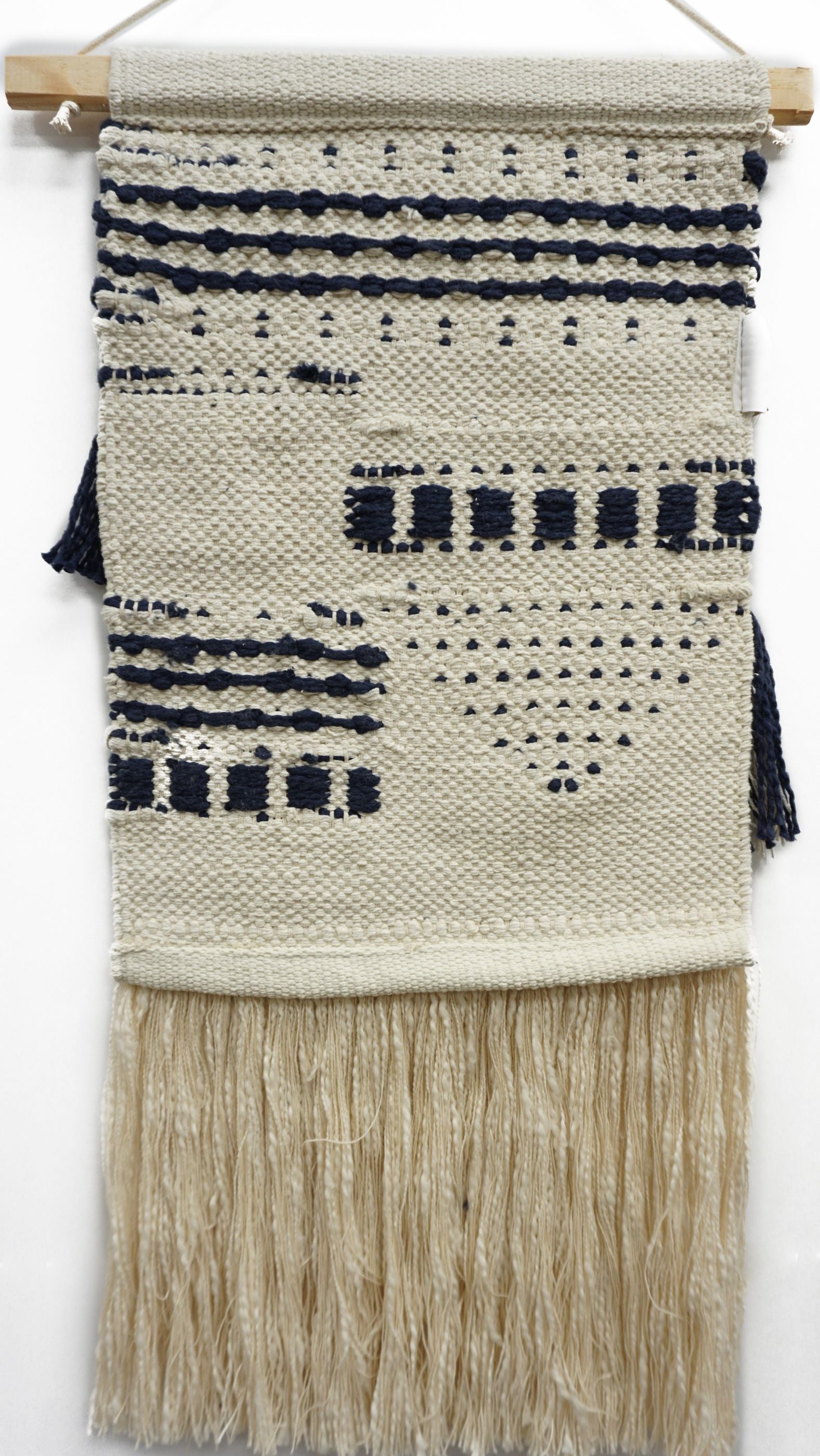 Shaggy Black Wall Hanging