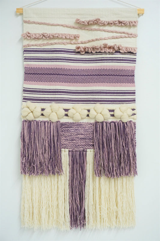Large Purple Sand Wall Hanging