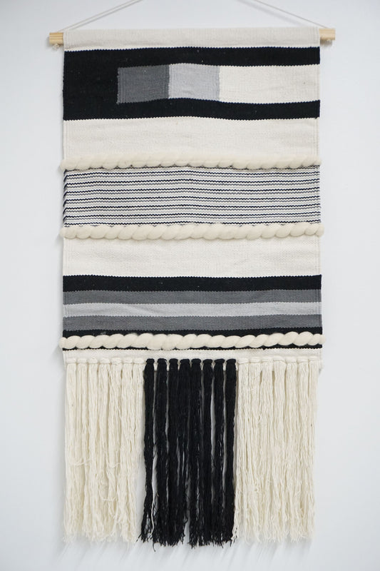 Large Black & White Wall Hanging
