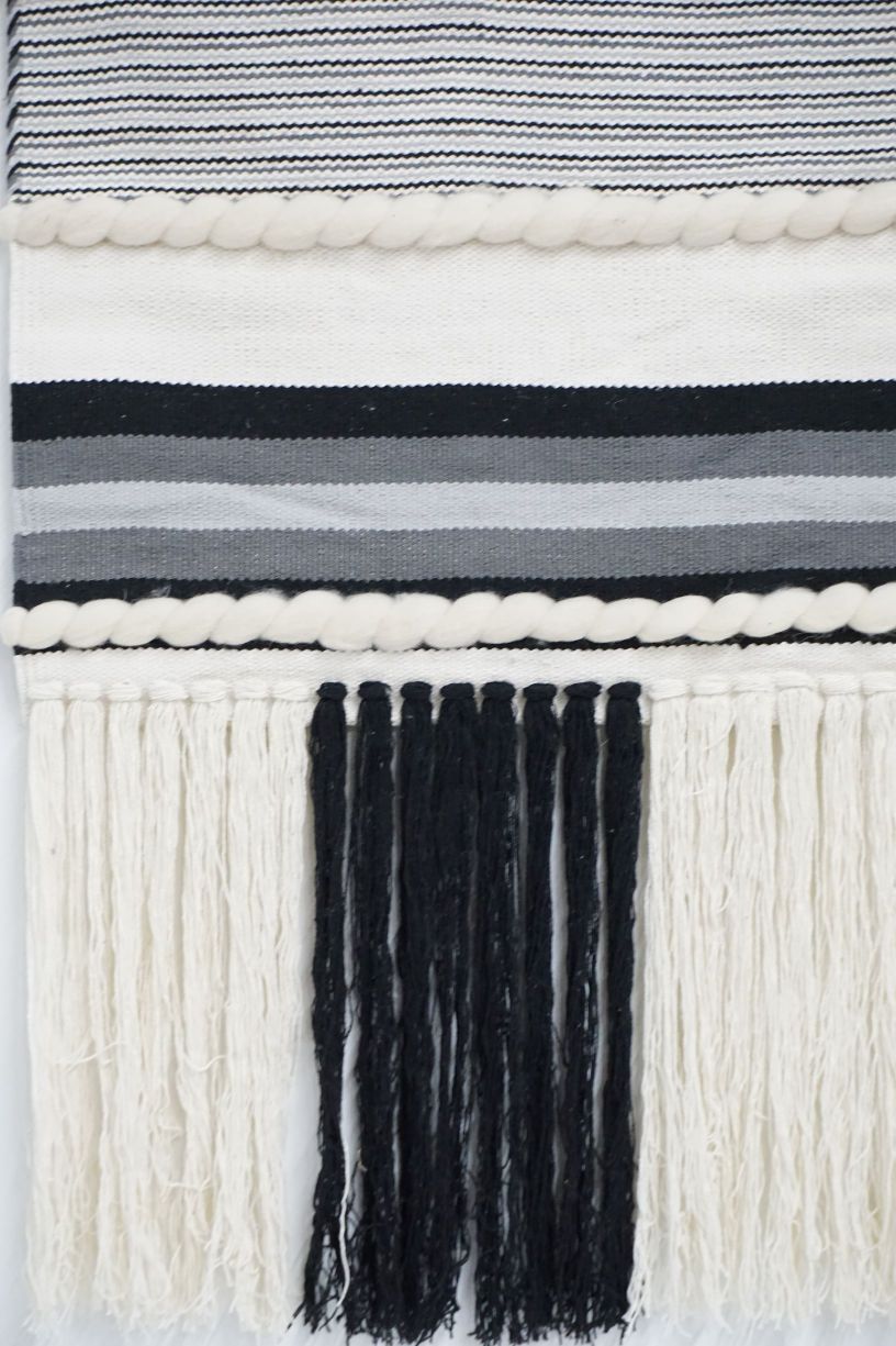 Large Black & White Wall Hanging