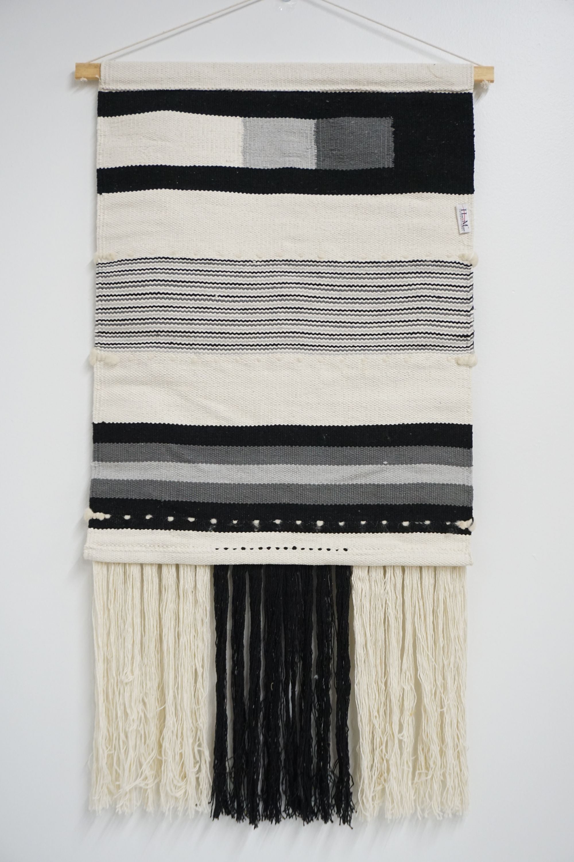 Large Black & White Wall Hanging