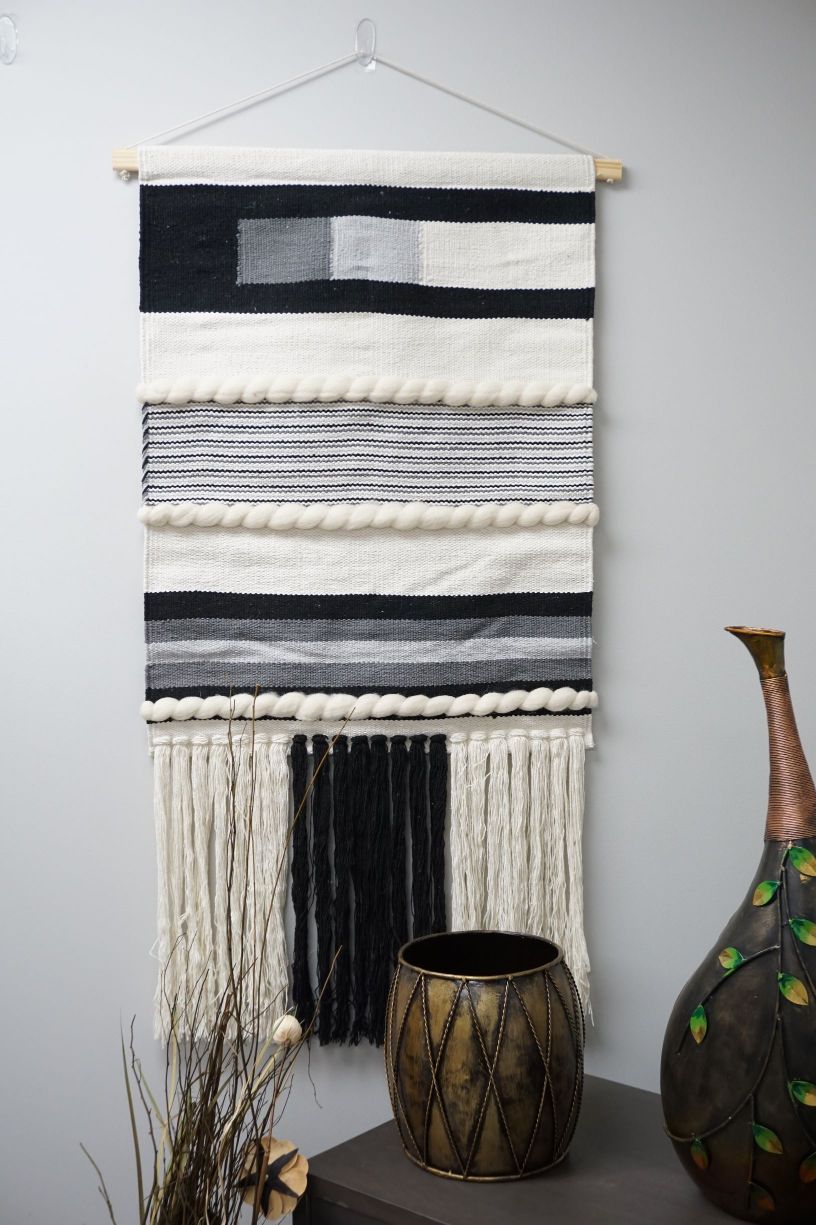Large Black & White Wall Hanging