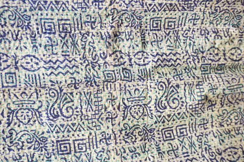 Vintage Kantha Silk Scarves