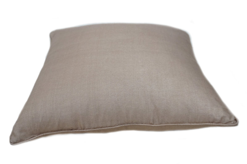 Premium Silk Pillow 18" Tan
